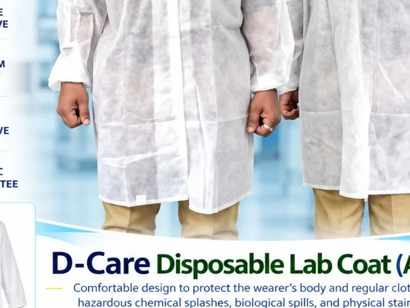 D-Care Disposable Lab Coat (Apron)