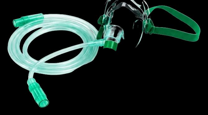 D-Care Disposable High Concentration Oxygen Mask Kit