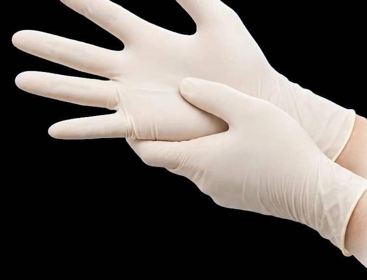 D-Care Latex Examination Gloves