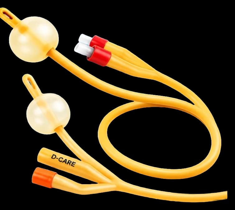 D-Care Disposable Latex Foley Balloon Catheter