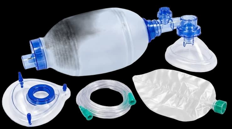 D-Care Silicon Resuscitation Bag (Ambu Bag)